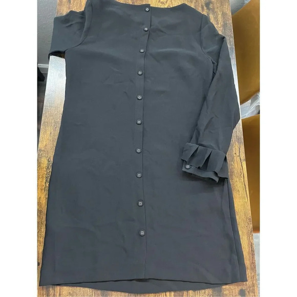 Banana Republic Ruffle-Cuff Button-Back Dress Sz4 - Picture 12 of 14